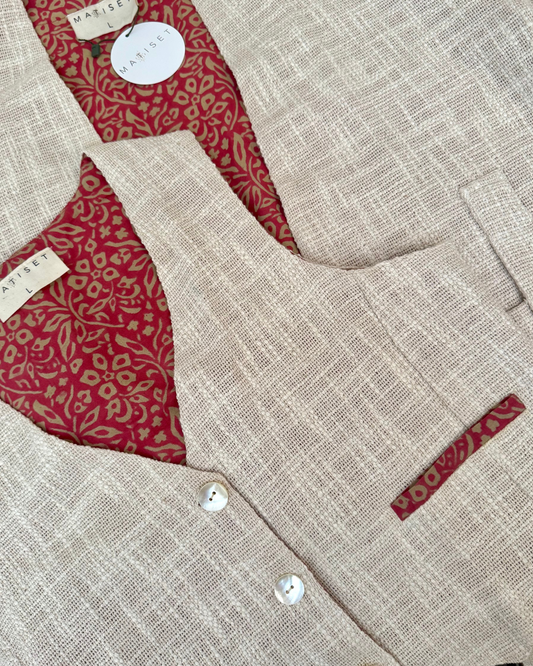 CHALECO BAORI HIBISCUS