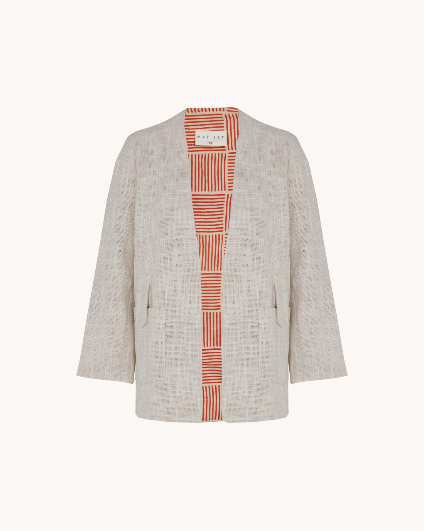 CHAQUETA BIKANER CUADRO BURDEOS