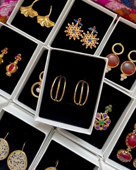 TRIPLE HOOP EARRINGS