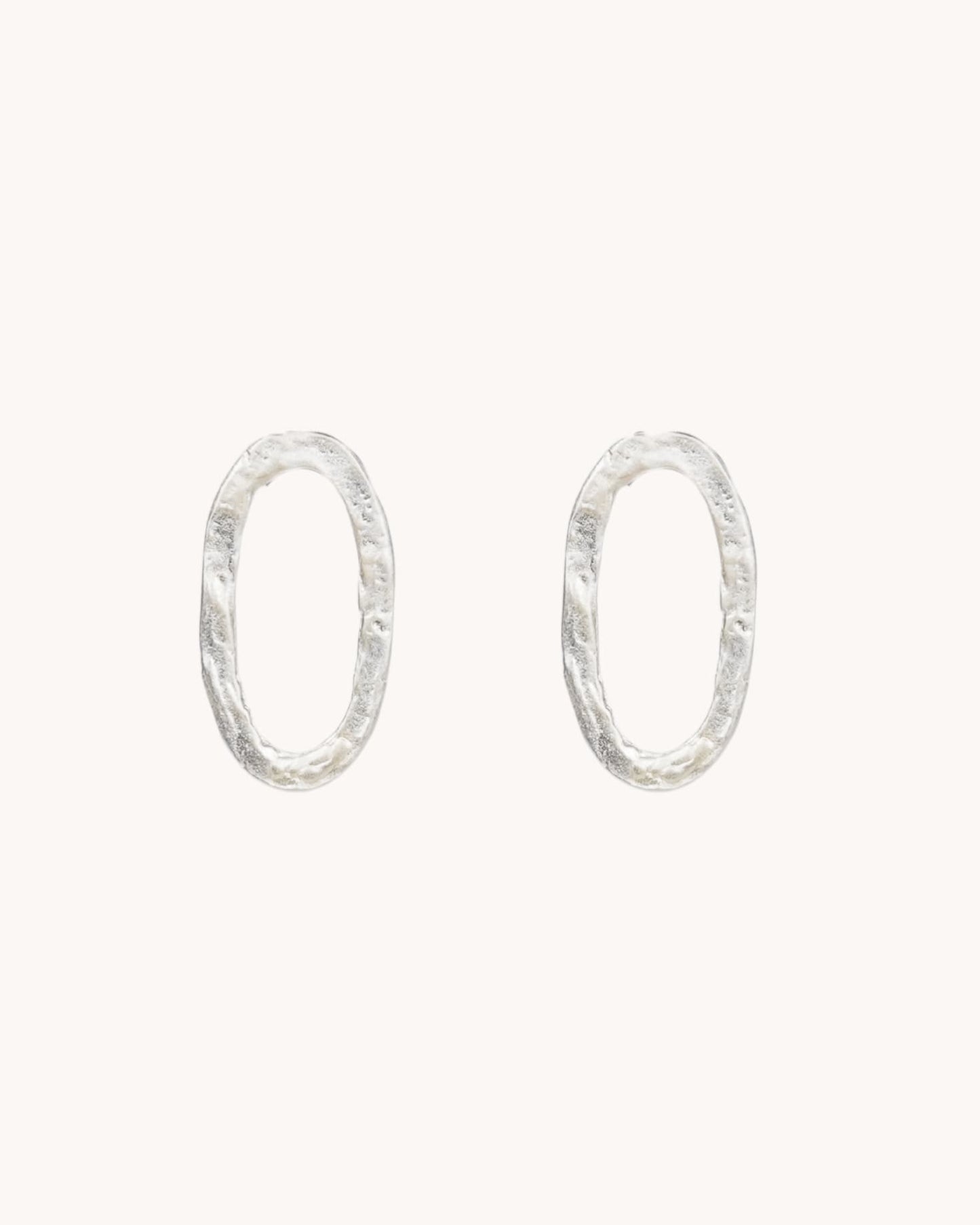 PENDIENTES OVAL MATE