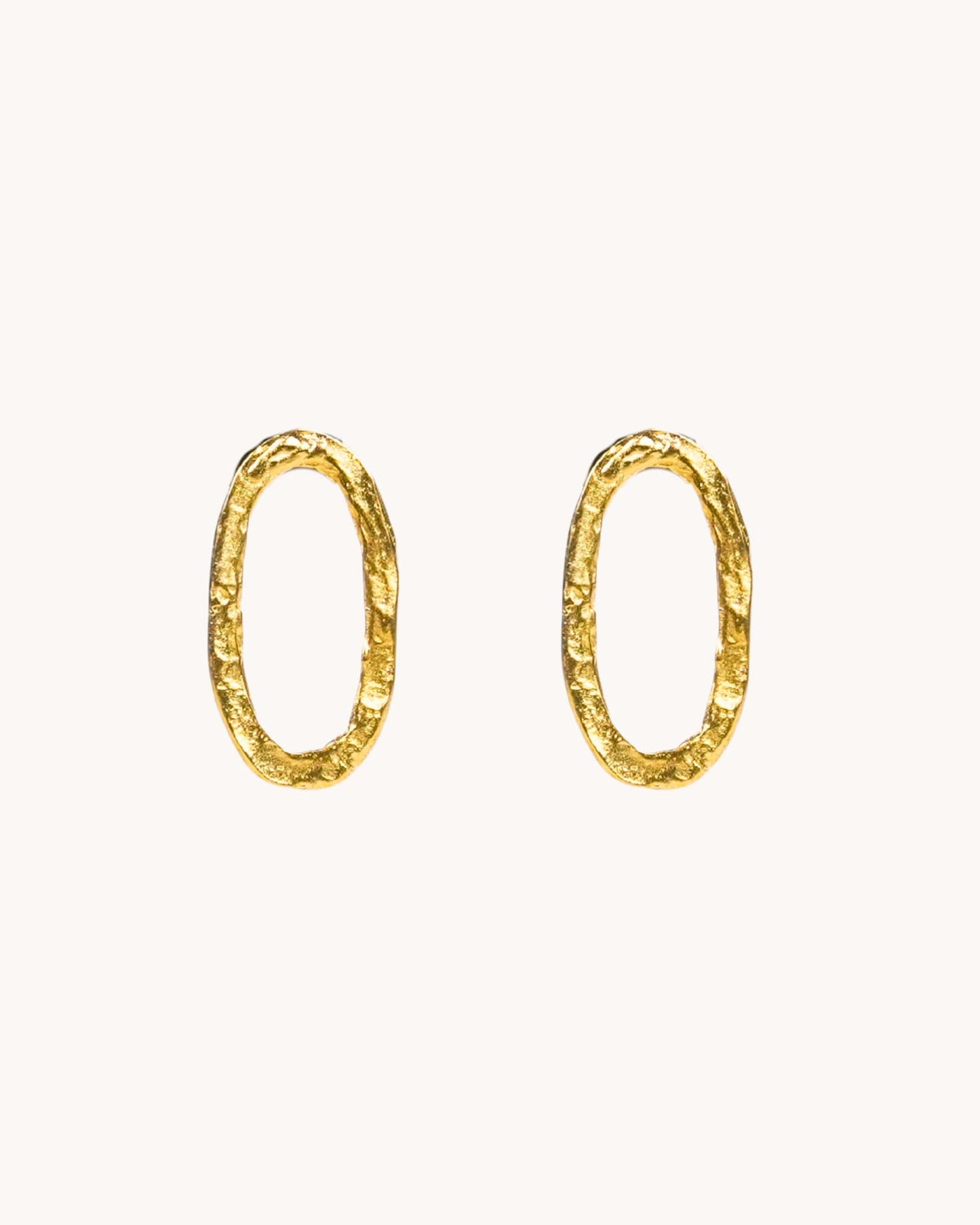 PENDIENTES OVAL MATE