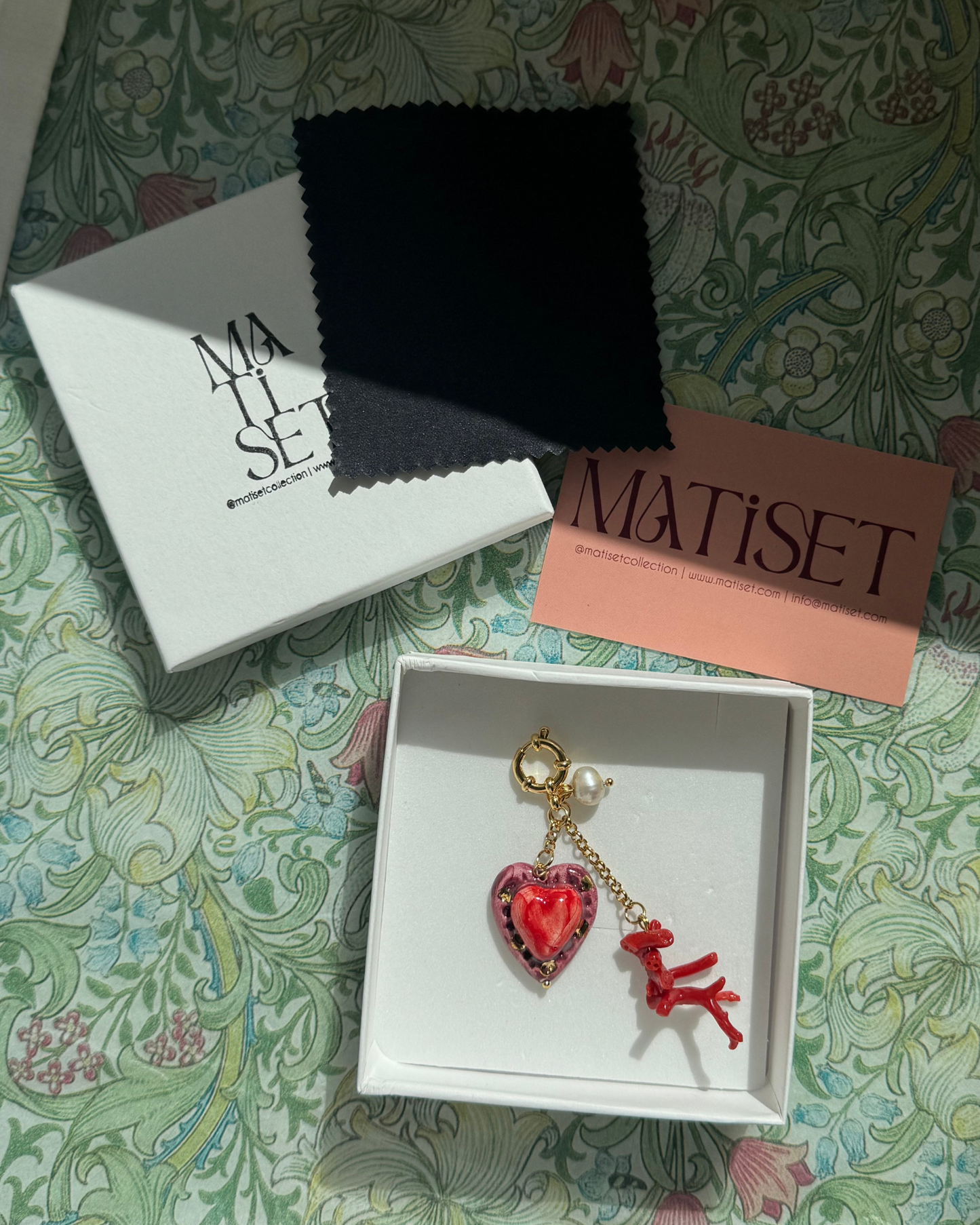 CHARM CORAZÓN ROSA