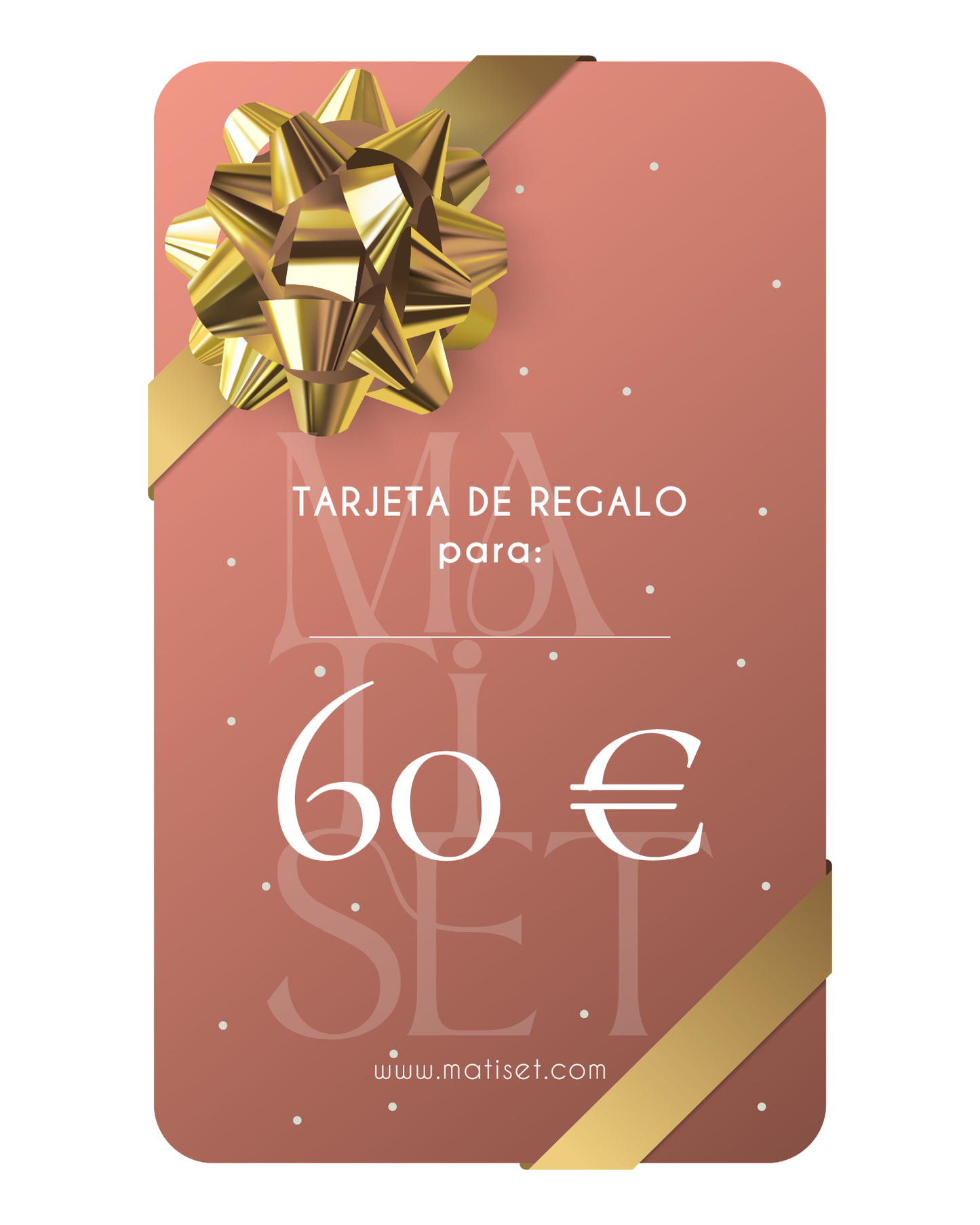 TARJETA REGALO MATISET