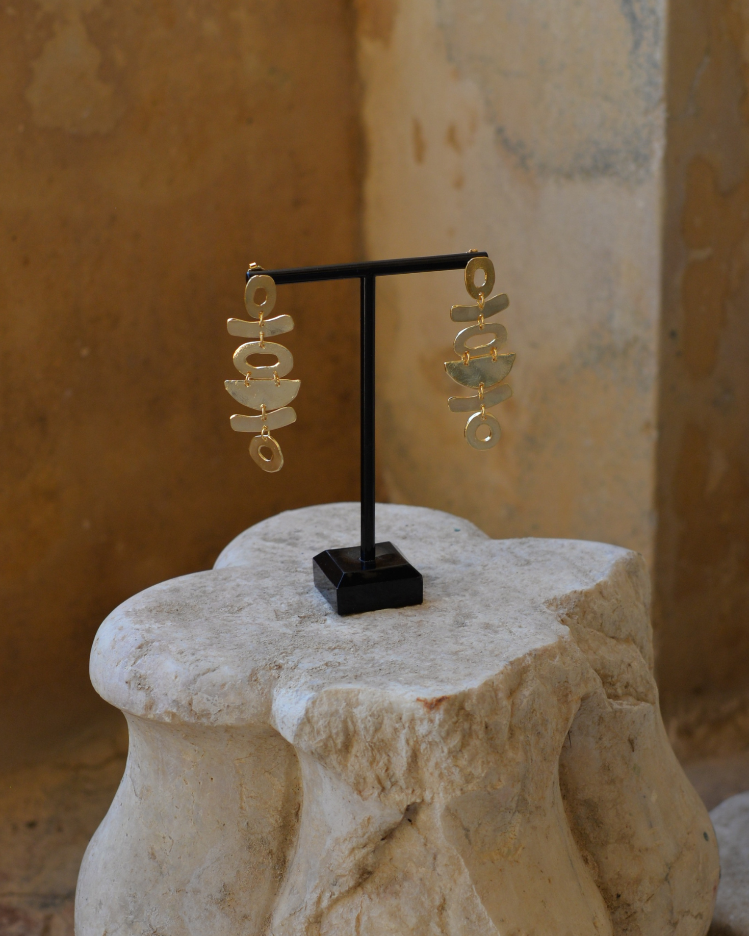 pendientes marti oro