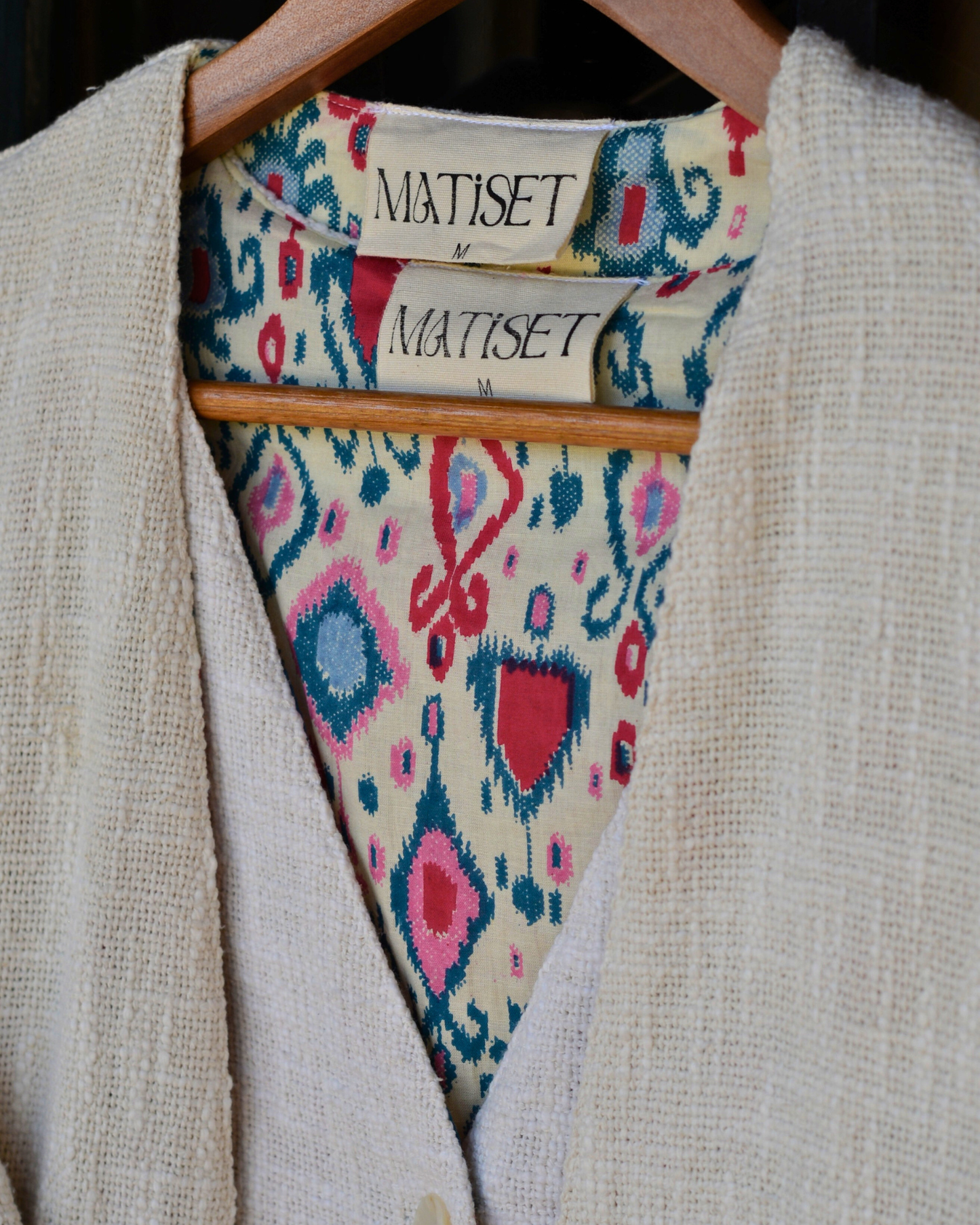 BAORI VEST WITH THOUSAND GREY STRIPES