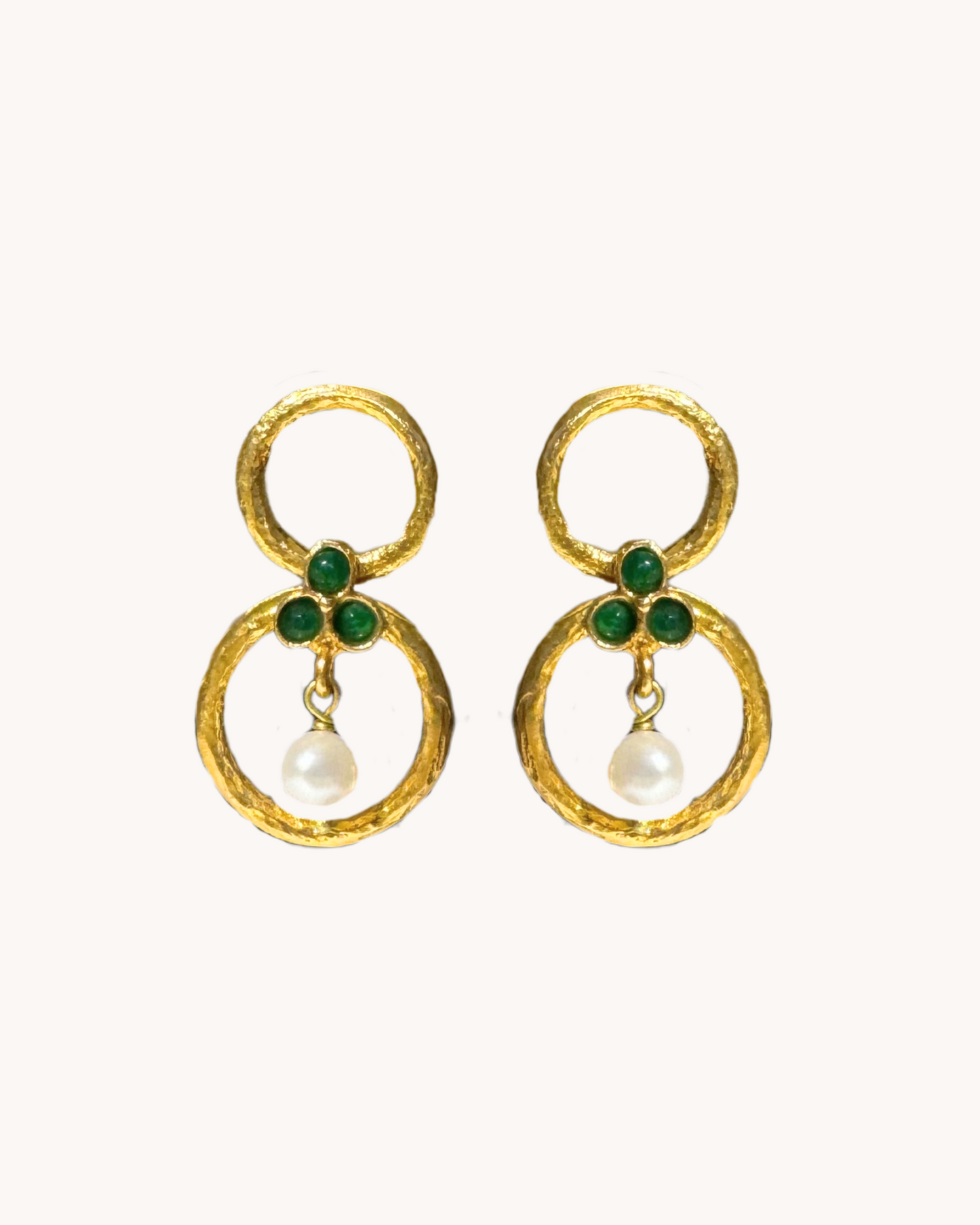 PENDIENTES CIBELES VERDE