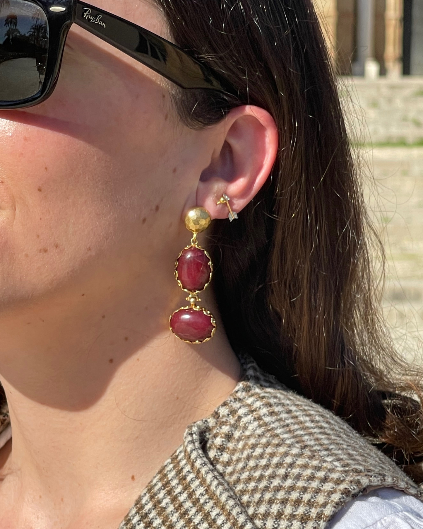 PENDIENTES MAESTRANZA BURDEOS