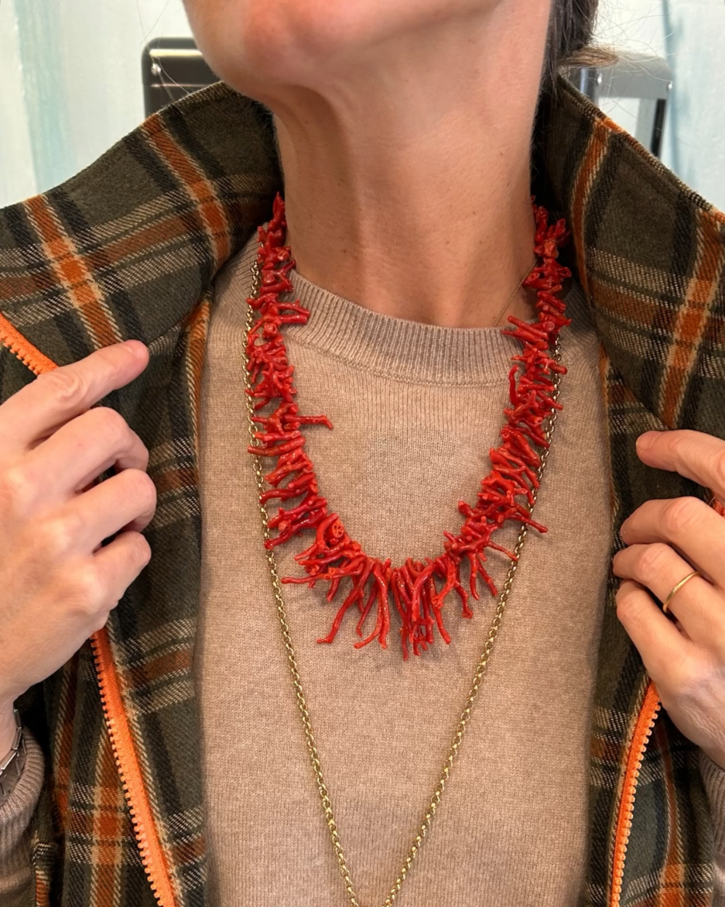 COLLAR PALERMO CORAL